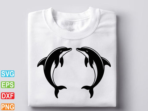 Dolphin SVG, Dolphin Cricut, Jumping Dolphins SVG Creativeart88 