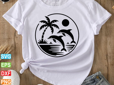Dolphin SVG, Dolphin Cricut, Jumping Dolphins SVG Creativeart88 