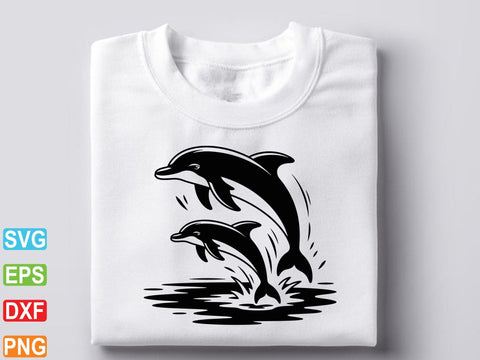 Dolphin SVG, Dolphin Cricut, Jumping Dolphins SVG Creativeart88 
