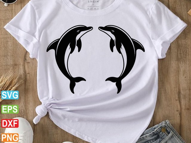 Dolphin SVG, Dolphin Cricut, Jumping Dolphins SVG Creativeart88 