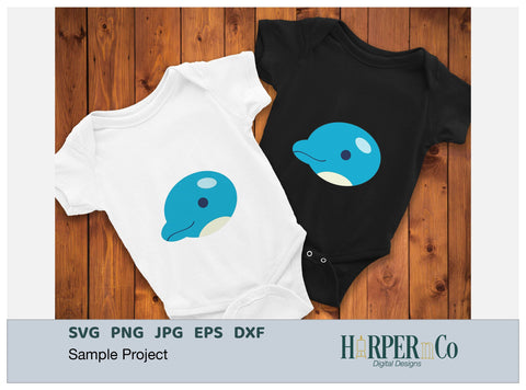 Dolphin SVG PNG Cut EPS File SVG HarperNCo 