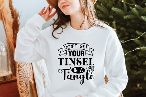 Don t Get Your Tinsel In A Tangle SVG Angelina750 