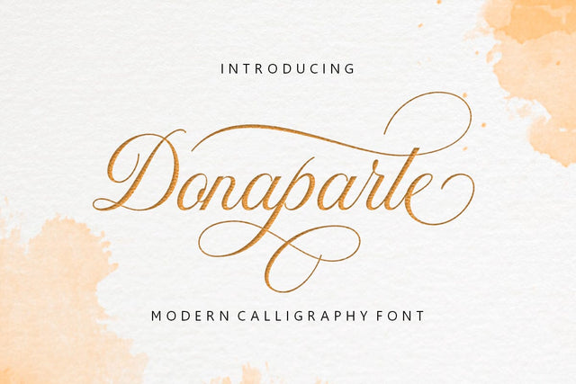 Donaparte Font Slex Creative 