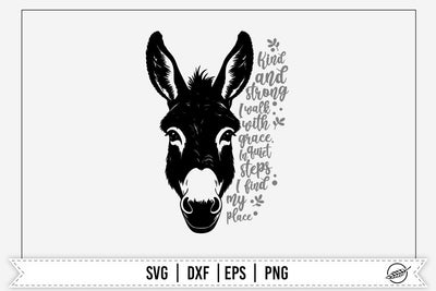 Donkey poem SVG file SVG Boertiek 