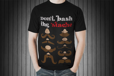 Don't Bash the 'Stache Mustache SVG SVG Risa Rocks It 
