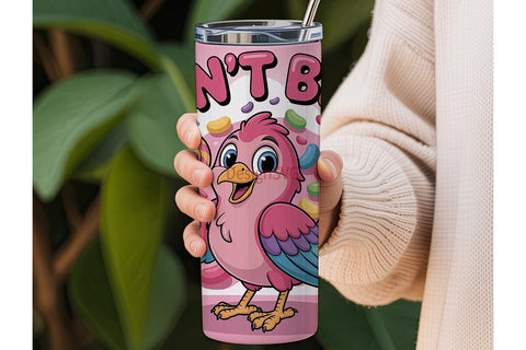 Don't Be A Chicken 20oz Tumbler Sublimation DesignSVG 