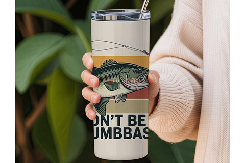Don't Be A Dumbbass 20oz Tumbler Sublimation DesignSVG 