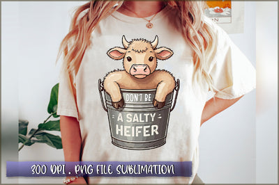 Don't be a salty heifer Sublimation Sublimation Shetara Begum 