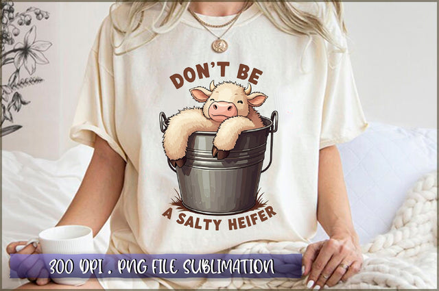 Don't be a salty heifer Sublimation Sublimation Shetara Begum 