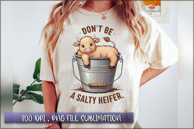 Don't be a salty heifer Sublimation Sublimation Shetara Begum 