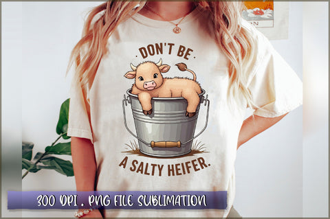 Don't be a salty heifer Sublimation Sublimation Shetara Begum 