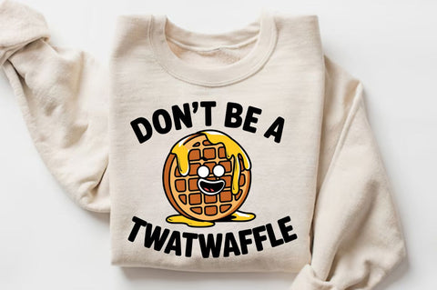 Don't be a Twatwaffle Sublimation Design Sublimation Regulrcrative 