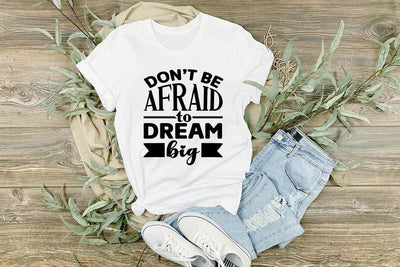 dont be afraid to dream big SVG Angelina750 