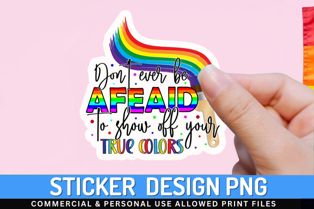 Dont ever be Sticker Design Sublimation Regulrcrative 