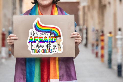 Dont ever be Sticker Design Sublimation Regulrcrative 