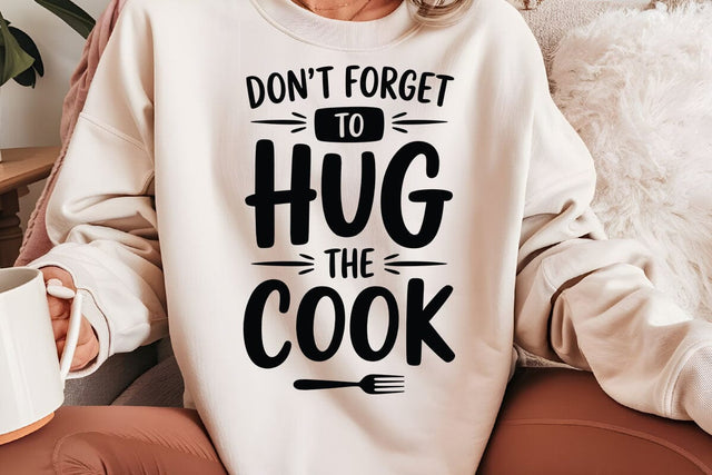 Dont Forget To Hug The Cook SVG Angelina750 