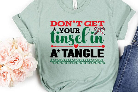 dont get your tinsel in a tangle SVG Angelina750 