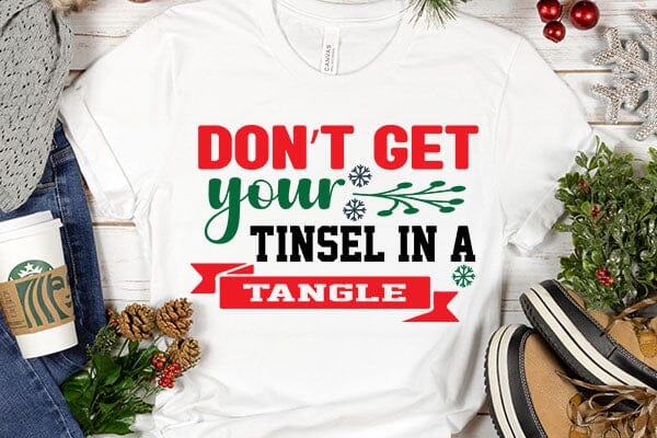 Dont get your tinsel in a tangle SVG Angelina750 