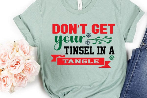 Dont get your tinsel in a tangle SVG Angelina750 