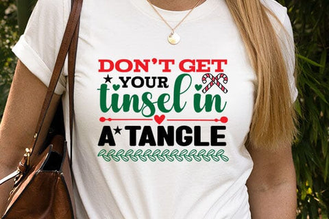 dont get your tinsel in a tangle SVG Angelina750 