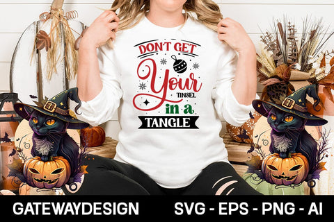 Don't Get Your Tinsel In A Tangle svg design SVG designmaster24 