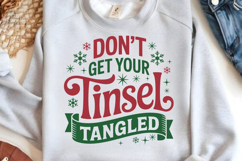 Don't Get Your Tinsel Tangled SVG Angelina750 