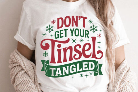 Don't Get Your Tinsel Tangled SVG Angelina750 