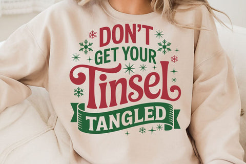 Don't Get Your Tinsel Tangled SVG Angelina750 