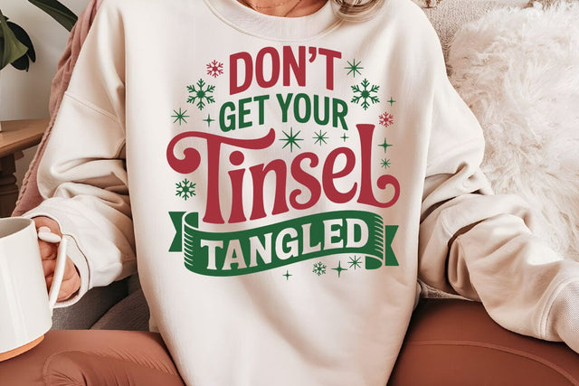 Don't Get Your Tinsel Tangled SVG Angelina750 
