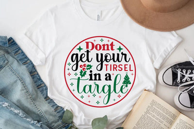 Dont get your tirsel in a targle SVG Angelina750 