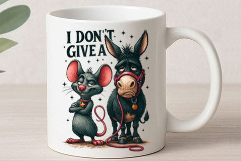 Don’t Give a Funny Donkey PNG SVG BillahCrafts 