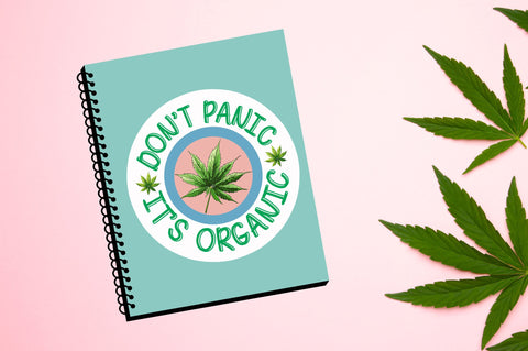 Dont panic its Sticker Design Sublimation Regulrcrative 