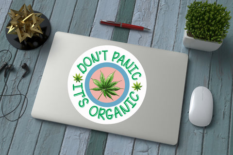 Dont panic its Sticker Design Sublimation Regulrcrative 