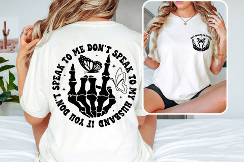 Don't speak to my husband Front and Back SVG T shirt Design SVG Designangry 