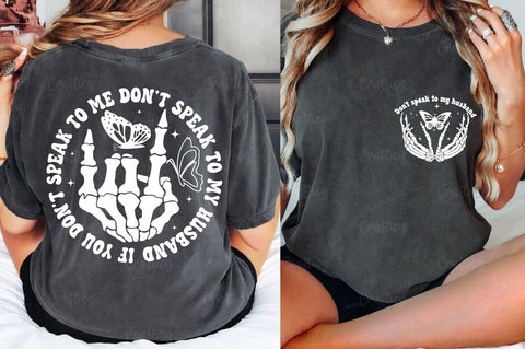 Don't speak to my husband Front and Back SVG T shirt Design SVG Designangry 