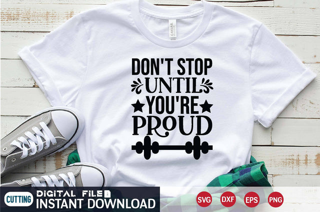 Don't stop until you're proud svg SVG designer krishna 