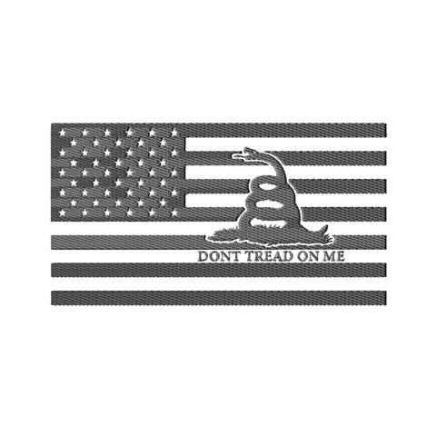 Don't Tread on Me Embroidery Designs - Gadsden Flag Embroidery, Patriotic Snake Embroidery, Instant Digital Download Embroidery/Applique DESIGNS HappyDesignStudio 