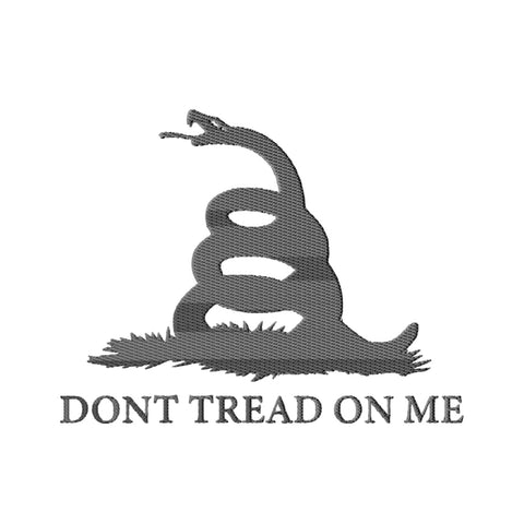 Don't Tread on Me Embroidery Designs - Gadsden Flag Embroidery, Patriotic Snake Embroidery, Instant Digital Download Embroidery/Applique DESIGNS HappyDesignStudio 