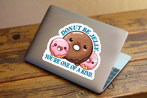 Donut be jelly Sticker Design Sublimation Regulrcrative 
