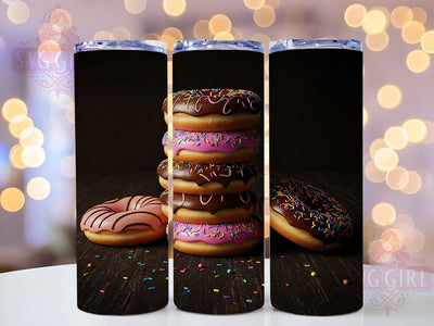Donut Sweet Treat Tumbler Wrap, Sweet Treat Mug, Colorful Dessert Cup, Fun Foodie Design, Cute Bakery Wrap, Pastry Lover Gift, Sublimation Tumbler Wrap Sublimation SvggirlplusArt 