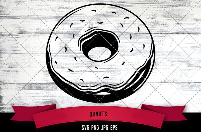 Donuts SVG, Logo SVG Loveleen Kaur 