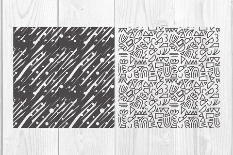 Doodle abstract pattern, texture graphic background SVG dadan_pm 