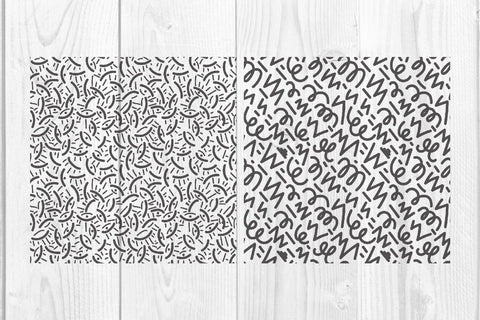 Doodle abstract pattern, texture graphic background SVG dadan_pm 