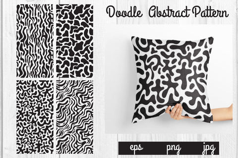 Doodle abstract pattern, texture graphic background SVG dadan_pm 