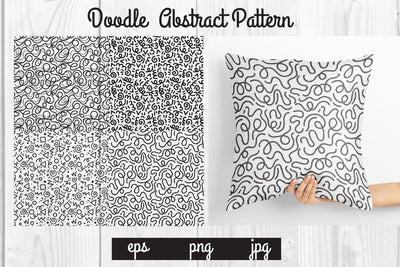 Doodle abstract pattern, texture graphic background SVG dadan_pm 