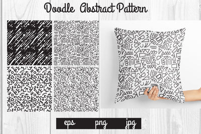 Doodle abstract pattern, texture graphic background SVG dadan_pm 