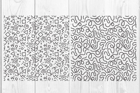 Doodle abstract pattern, texture graphic background SVG dadan_pm 