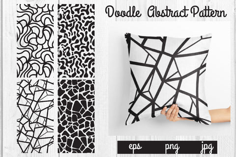 Doodle abstract pattern, texture graphic background SVG dadan_pm 