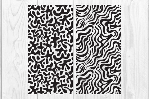 Doodle abstract pattern, texture graphic background SVG dadan_pm 