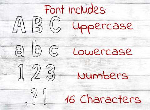 Doodle Font SVG Sassy Vector Girl 